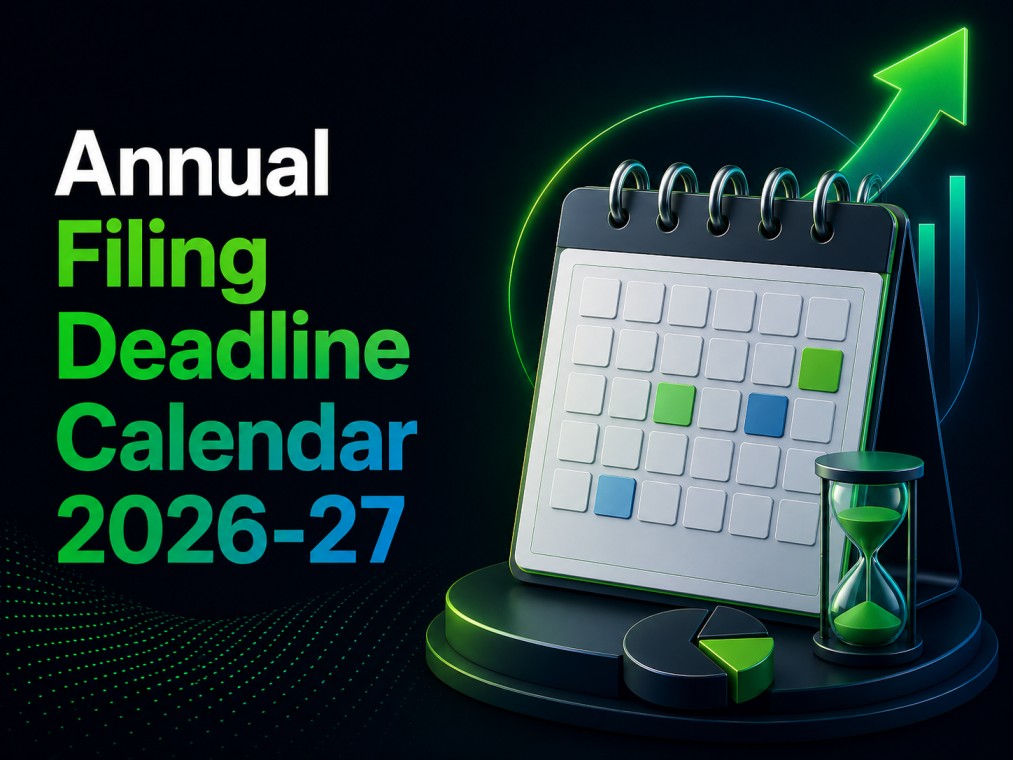 Annual Filing Deadline Calendar